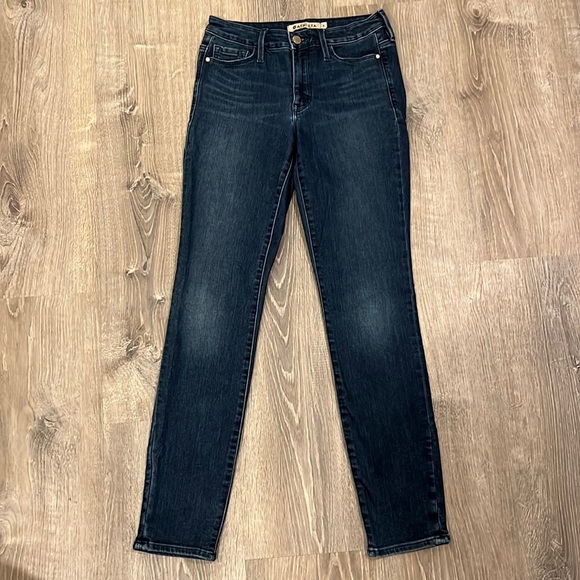 Athleta Sculptek Performance Skinny Dark Wash Jeans Sz 2 - Picture 2 of 11